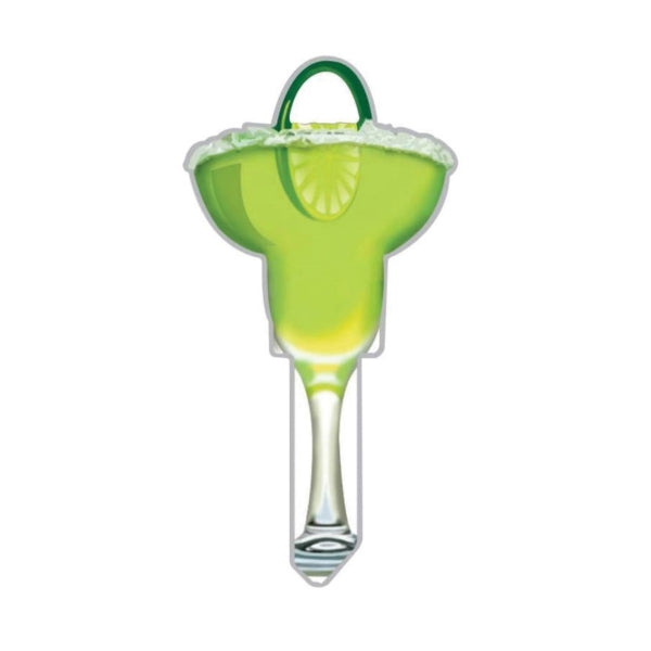 Lucky Line Key Shapes Series B109S Key Blank, Brass, Enamel, For: Schlage Locks