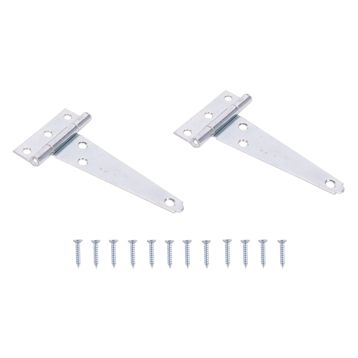 ProSource LTH-Z04-C2PS T-Hinge, Steel, Zinc, Fixed Pin, 180 deg Range of Motion, 26 (Pair) lb