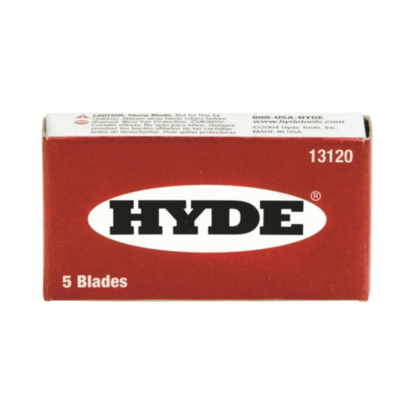 HYDE 13120 Razor Blade, Single-Edge Blade, Steel Blade