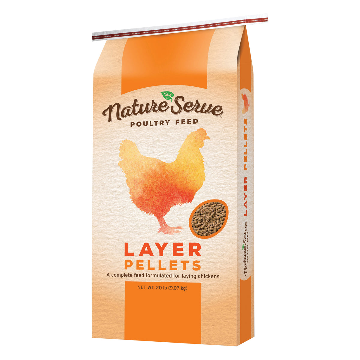 NatureServe 104020 Layer Pellet, Pellet, 20 lb Bag