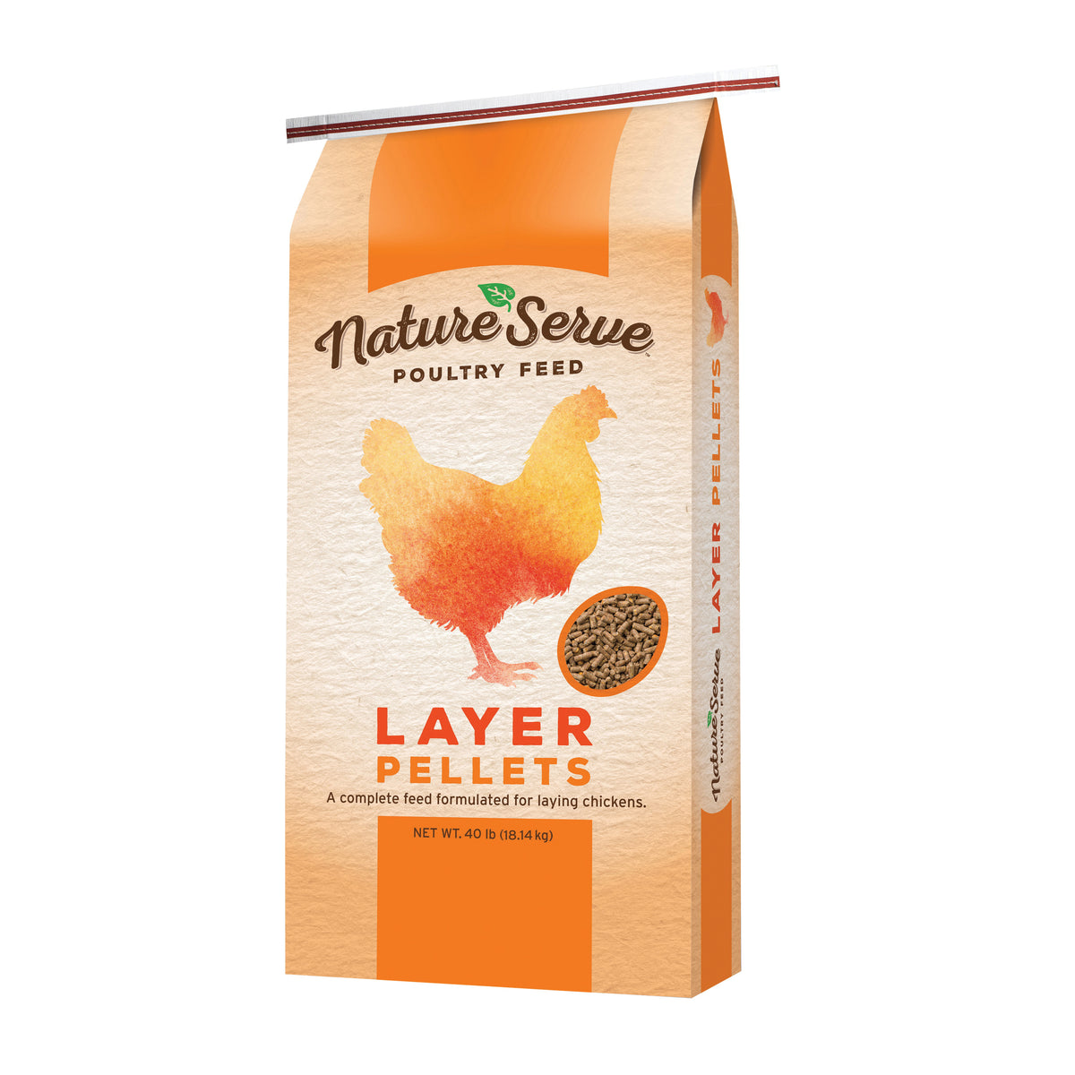 NatureServe 104040 Layer Pellet, Pellet, 40 lb