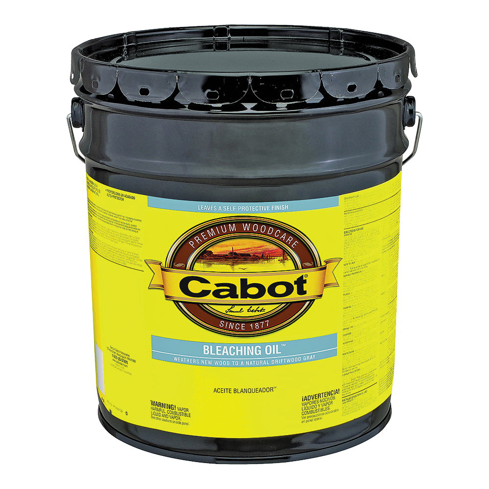 Cabot 140.0006241.008 Bleaching Oil, Natural Gray, Liquid, 5 gal