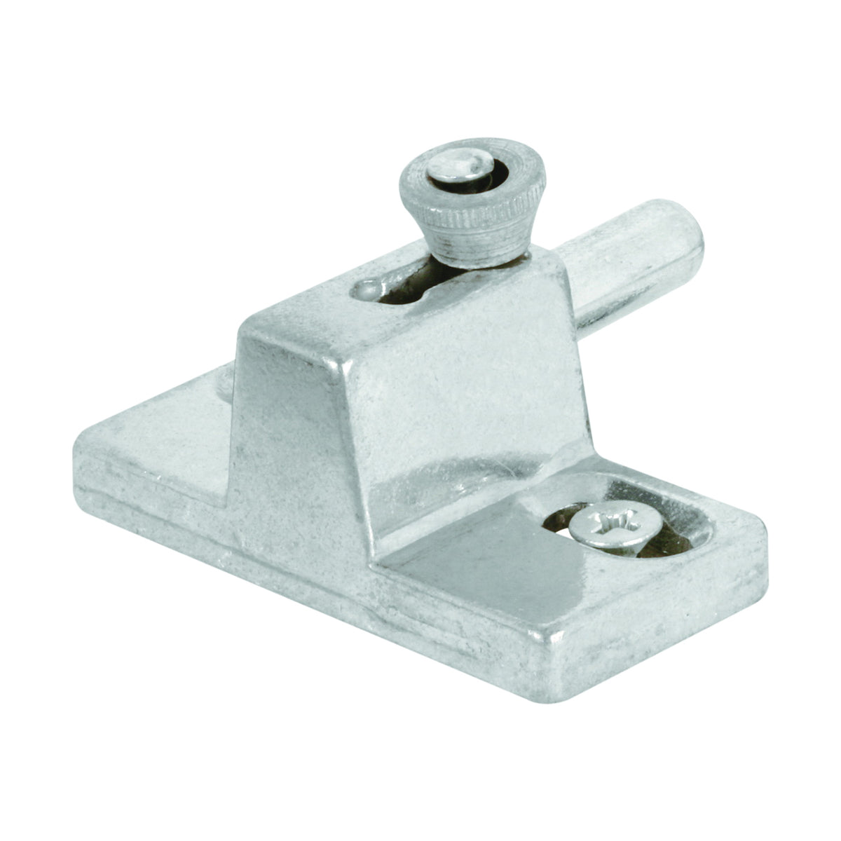 Prime-Line U 9866 Door Slide Bolt Lock, Aluminum, Aluminum, 1-3/8 to 1-3/4 in Thick Door