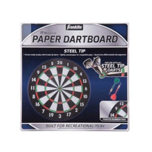 Load image into Gallery viewer, Franklin Sports 3600 Dartboard, Paper, Black/White
