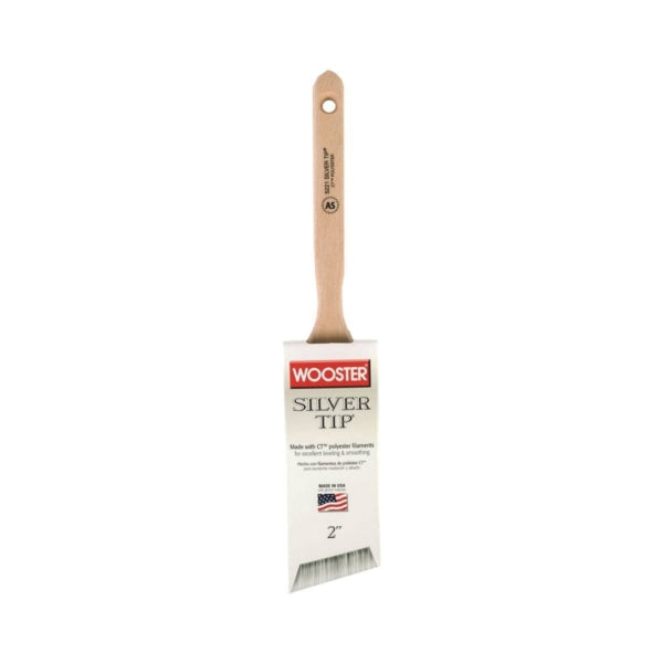 WOOSTER 5221-2 Paint Brush, 2 in W, 2-11/16 in L Bristle, Polyester Bristle, Sash Handle