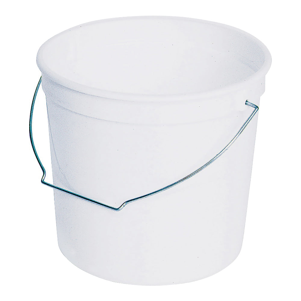 ENCORE Plastics 61080 Paint Pail, 2.5 qt Capacity, Plastic, White