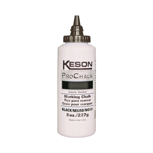 KESON 8BLACK Marking Chalk Refill, Black