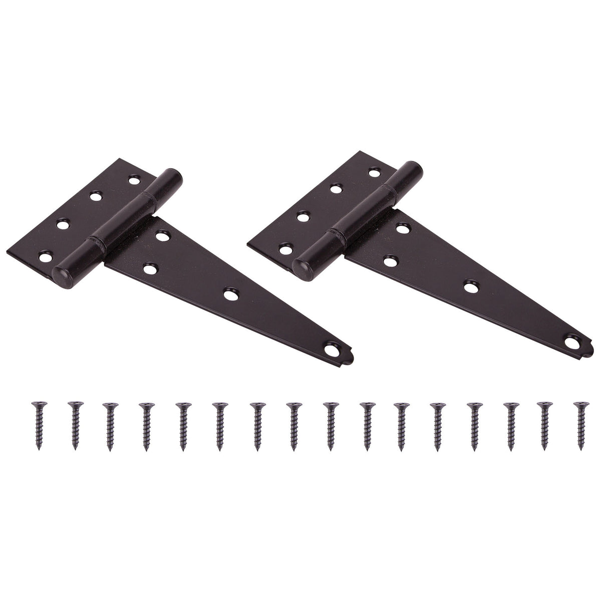 ProSource HTH-B06-C2PS T-Hinge, Steel, Black, Fixed Pin, 180 deg Range of Motion, 96 (Pair) lb