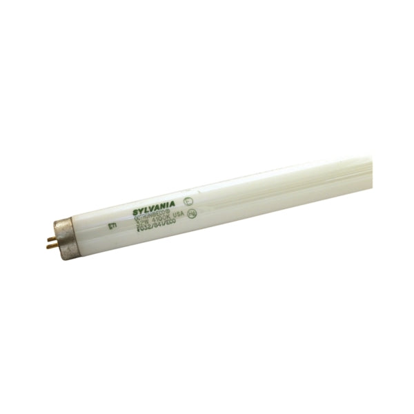 Sylvania 22239 Fluorescent Bulb, 32 W, T8 Lamp, Medium Lamp Base, 2750 Lumens, 4100 K Color Temp, Cool White Light