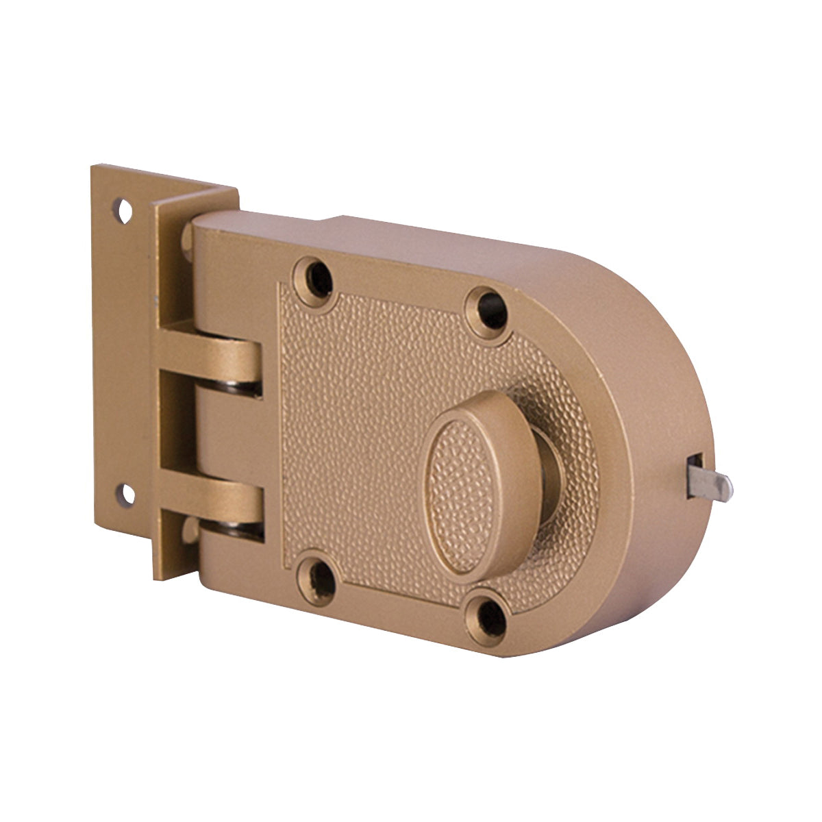 ProSource Lock, Keyed Different Key, Brass, Brass, KW1 Keyway, 1-2-3/8 in Thick Door