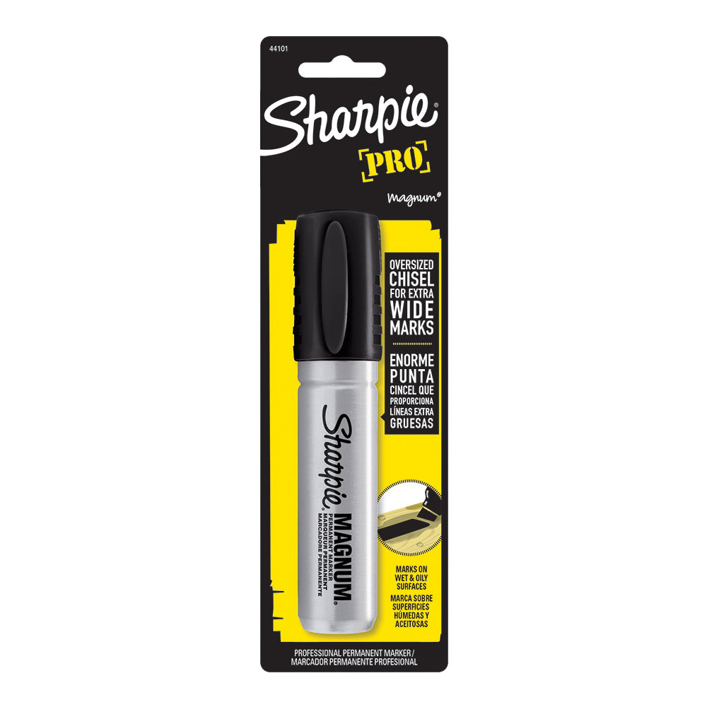 Sharpie 44101 Permanent Marker, Extra-Fine, Fine Lead/Tip, Black Lead/Tip