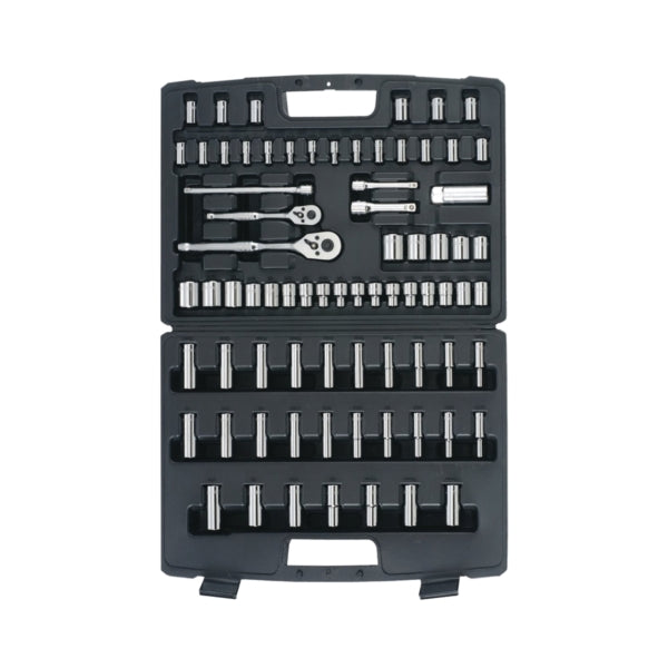 STANLEY 96-010 Mechanics Tool Set, Chrome Vanadium Steel, Polished Chrome