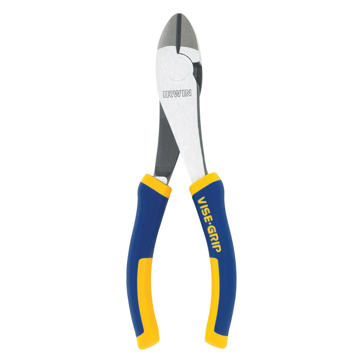 IRWIN 2078306 Diagonal Cutting Plier, 6 in OAL, 13/16 in Jaw Opening, Blue/Yellow Handle, Cushion-Grip Handle