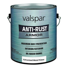 Load image into Gallery viewer, Valspar Anti-Rust Armor 044.0021850.007 Primer, Flat, 1 gal
