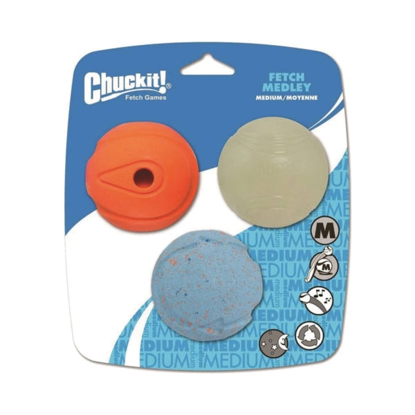 Chuckit! 0520520 Dog Toy, M, Natural Rubber, Multi-Color
