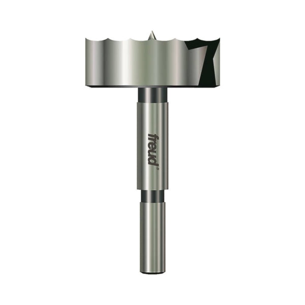 Freud Precision Shear PB-014 Forstner Bit, 1-7/8 in Dia, 3-1/2 in OAL, 3/8 in Dia Shank