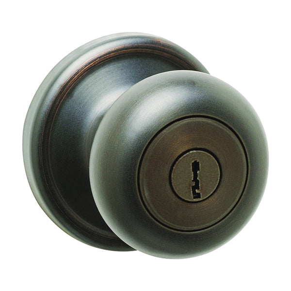 Kwikset Signature Series 740H11PSMTRCAL/RC Keyed Entry Knob, Metal, Venetian Bronze
