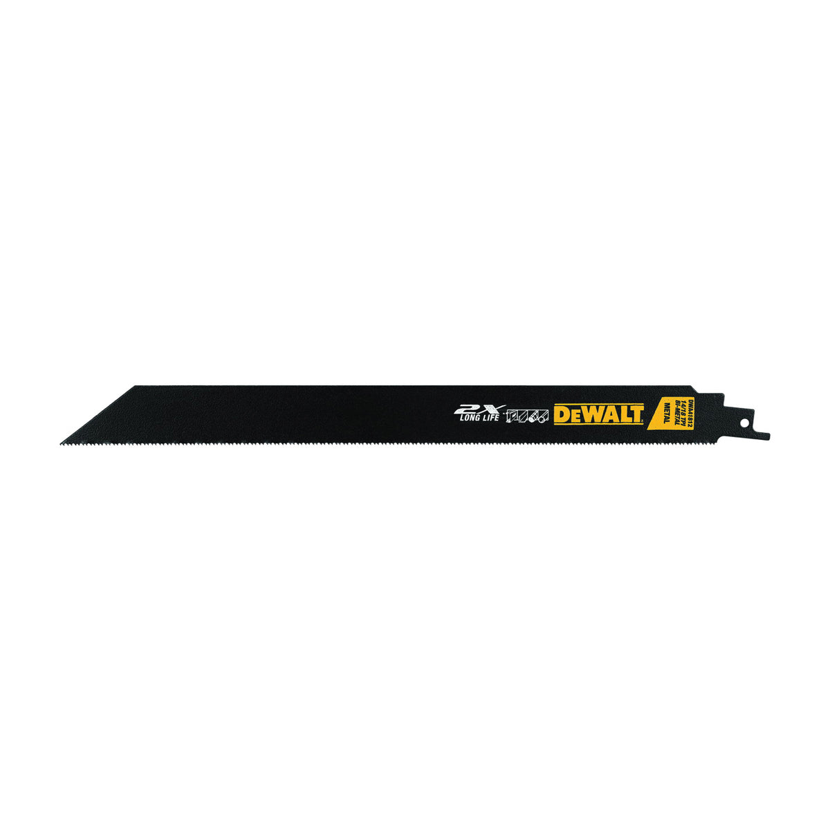 DeWALT DWA41812B Reciprocating Saw Blade, 1 in W, 12 in L, 14/18 TPI
