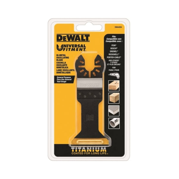 DeWALT DWA4204 Oscillating Blade, 1-3/4 in, Titanium