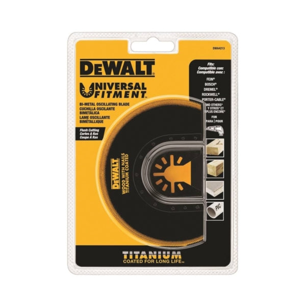 DeWALT DWA4213 Oscillating Blade, 4 in, Titanium