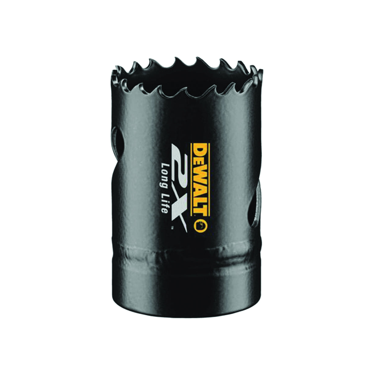 DeWALT DWA1812 Hole Saw, 3/4 in Dia, 1-13/16 in D Cutting, 1/2-20 Arbor, 4/5 TPI, 1/4 in Dia x 4 in L Pilot Drill