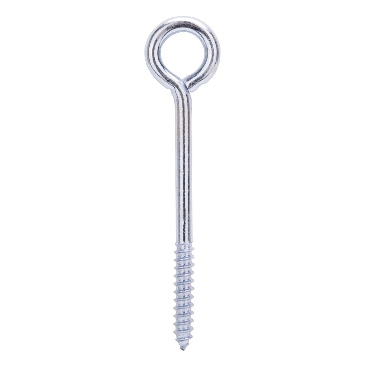 ProSource LR253 Lag Screw Eye, 9.7 mm Thread, Screw Thread, 2 in L Thread, 1-3/8 in Dia Eye, 296 lb Working Load, Steel