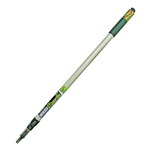 WOOSTER SHERLOCK GT R091 Extension Pole, 4 to 8 ft L, Aluminum/Fiberglass