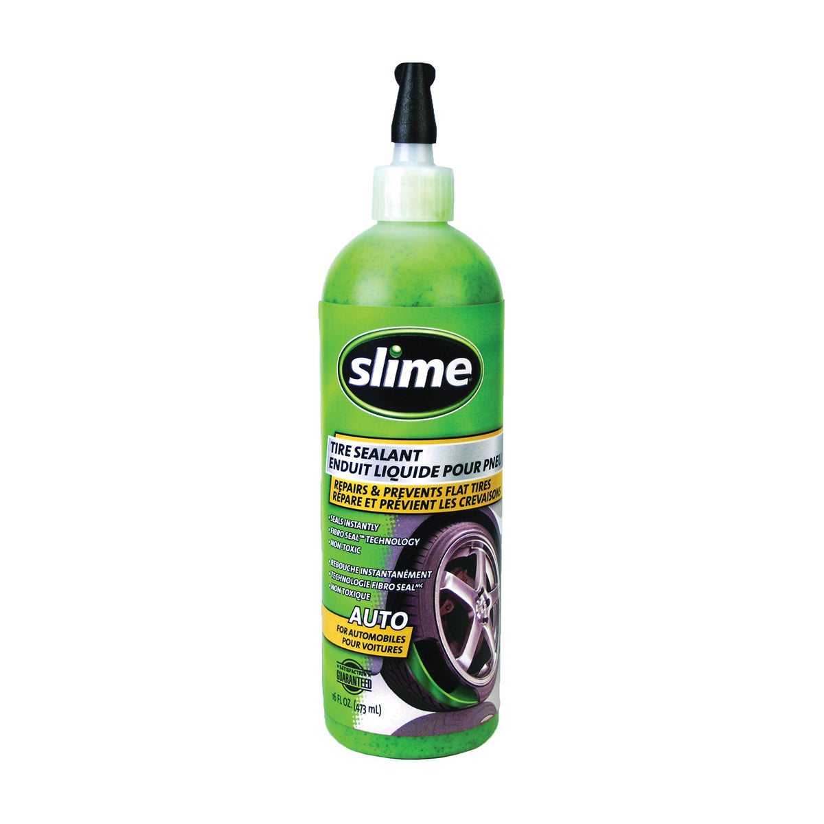 Slime 10019 Tire Sealant, 16 oz, Liquid, Slight Ammonia