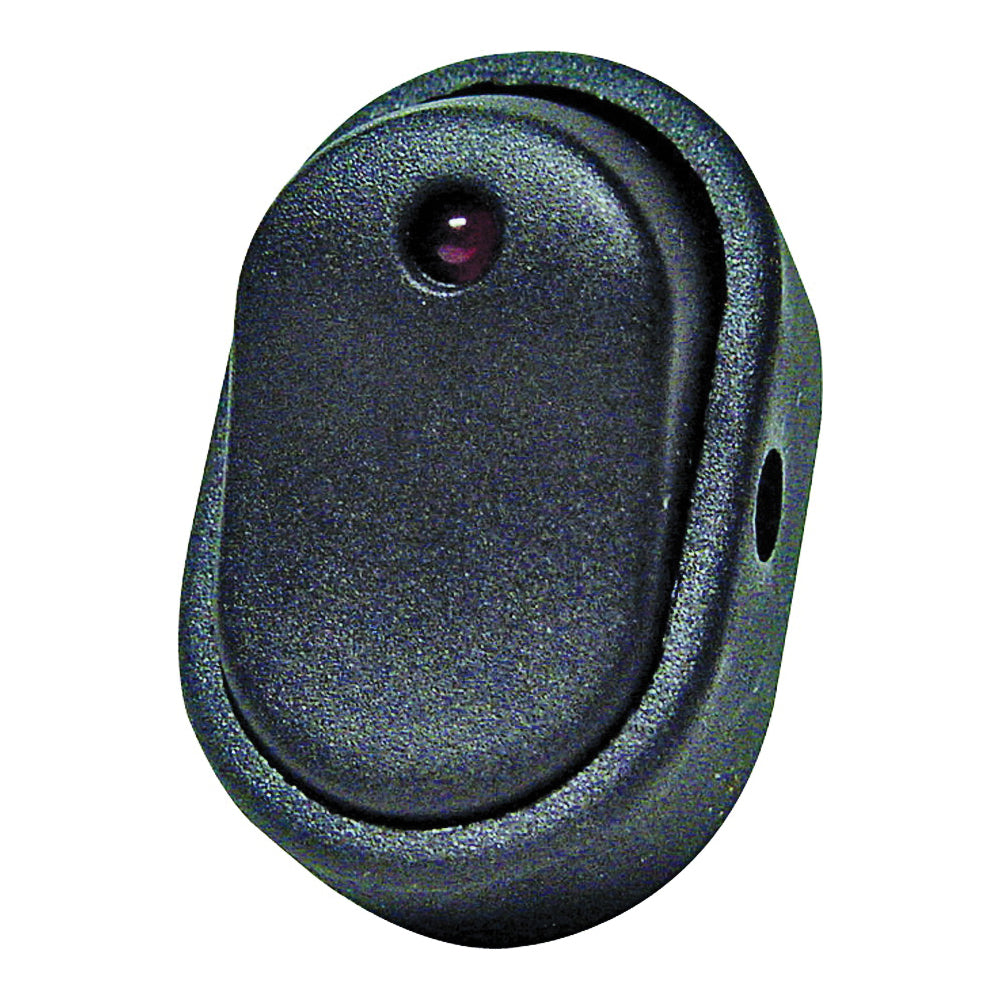 CALTERM 40393 Rocker Switch, 30 A, 12 V, SPST, Black