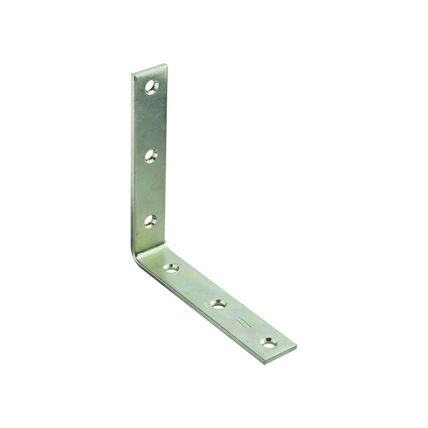 National Hardware 115BC Series N220-160 Corner Brace, 6 in L, 1-1/8 in W, 5.97 in H, Steel, Zinc, 0.19 Thick Material