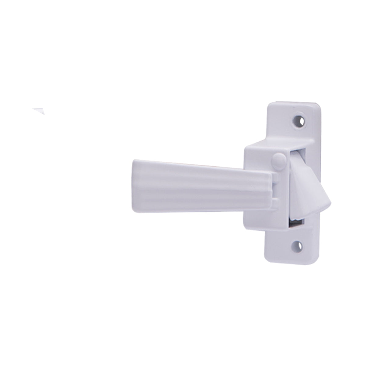 ProSource 31604-UW-PS Inside Door Latch, Zinc, White, 5/8 to 1-1/2 in Thick Door, 5/8 in Backset