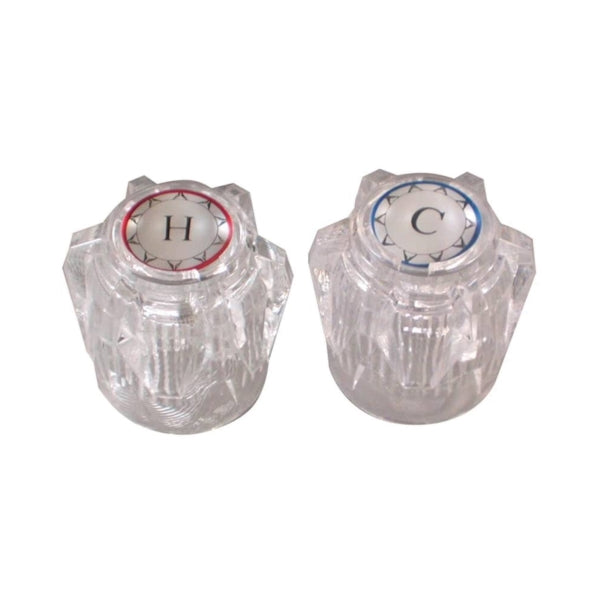 Danco 88810 Faucet Handle, Acrylic, For: Moen Two Handle Tub/Shower Faucets