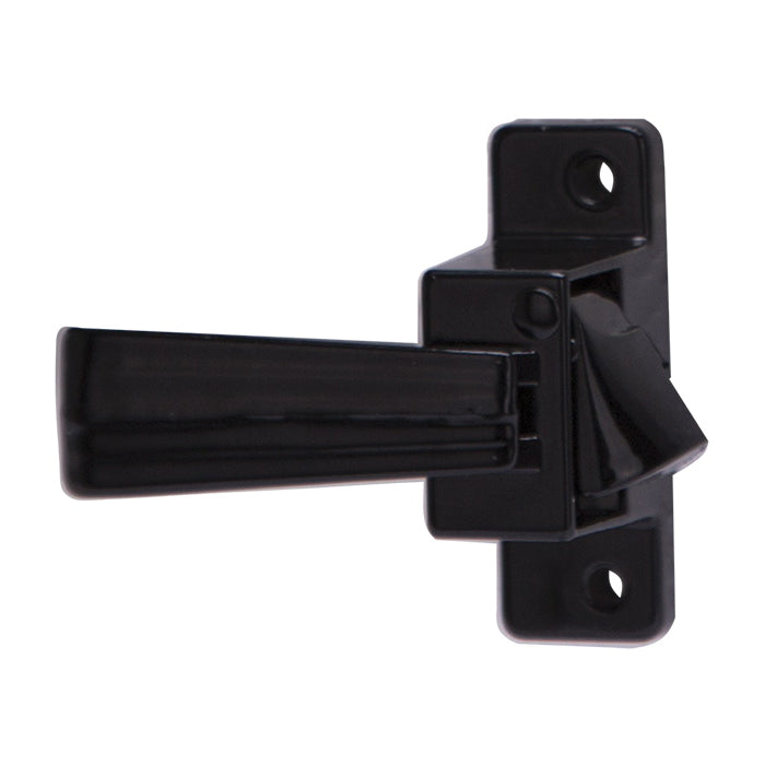 ProSource 31605-U-PS Inside Door Latch, Zinc, Black, 5/8 to 1-1/2 in Thick Door, 5/8 in Backset