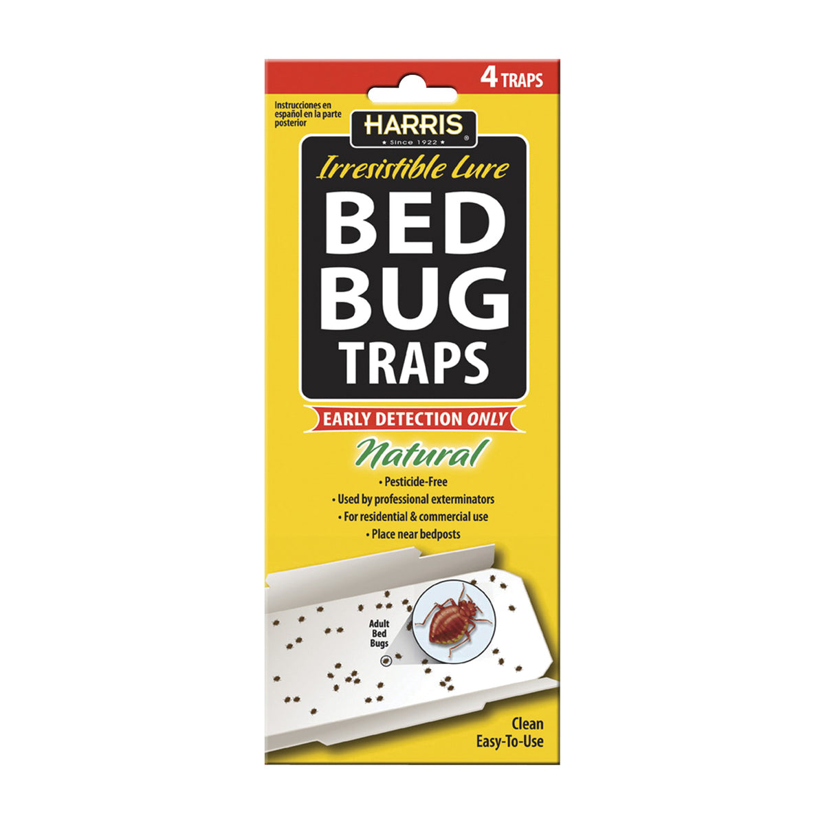 HARRIS BBTRP Bed Bug Trap, Solid