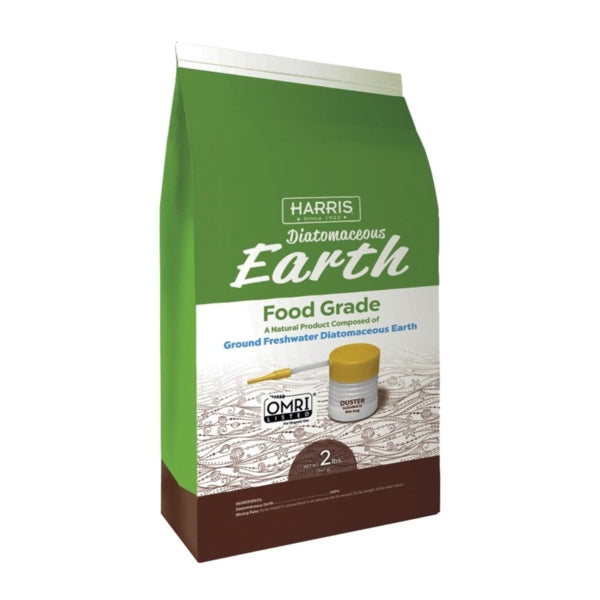 HARRIS DE-FG2P Diatomaceous Earth with Powder Duster, Powder, 2 lb Bag