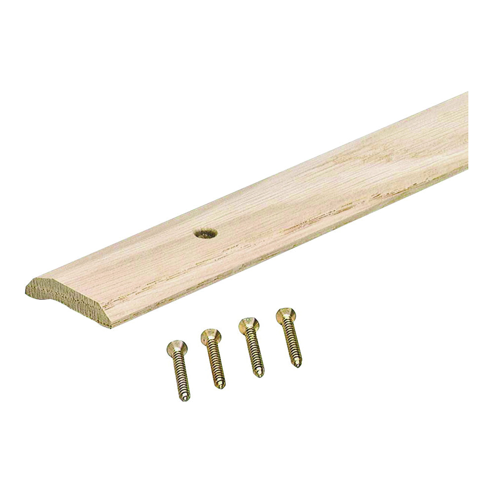 M-D 85365 Carpet Trim, 72.19 in L, 1.44 in W, Hardwood, Unfinished