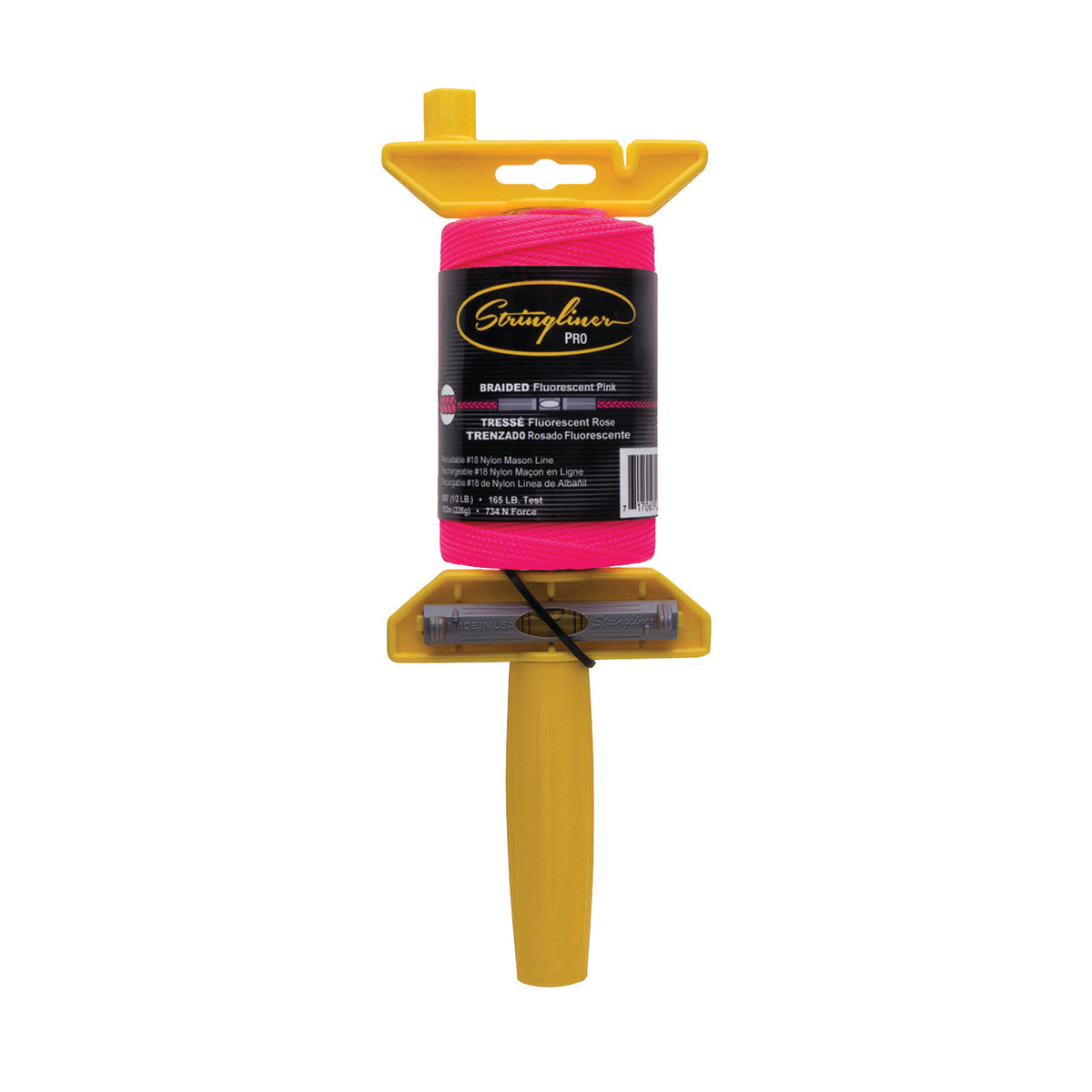 Stringliner 24462 Line Reel, 500 ft L Line, Fluorescent Pink Line
