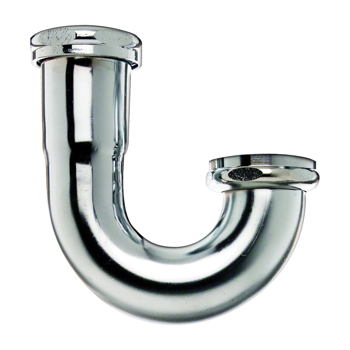 Plumb Pak PP157CP J-Bend with Nut, 1-1/2 in, Brass, Chrome