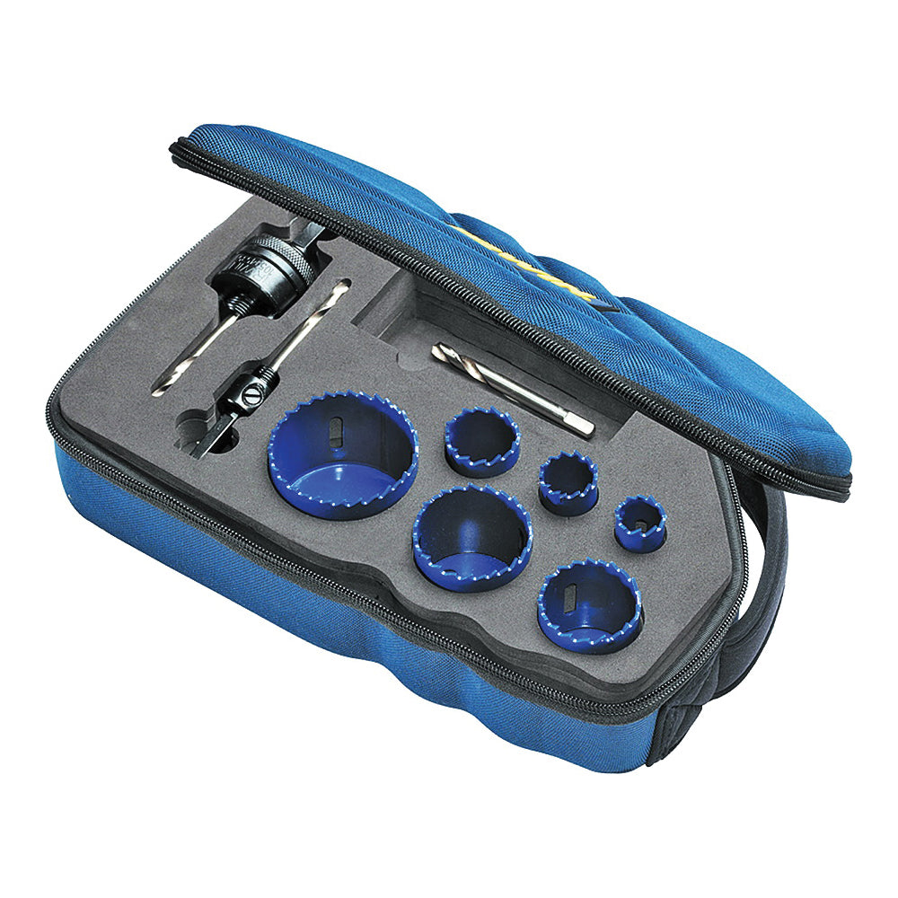 IRWIN 3073002 Hole Saw Kit, 9-Piece, Bi-Metal