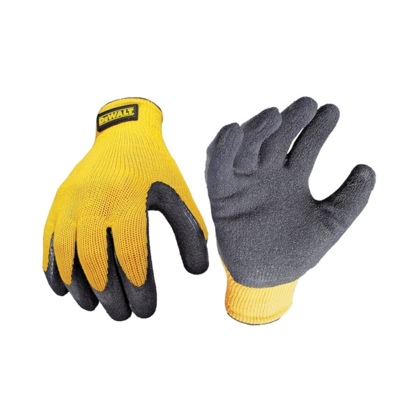 RADIANS DeWALT DPG70XL Ergonomic Protective Gloves, XL, Knit Wrist Cuff, Black/Yellow