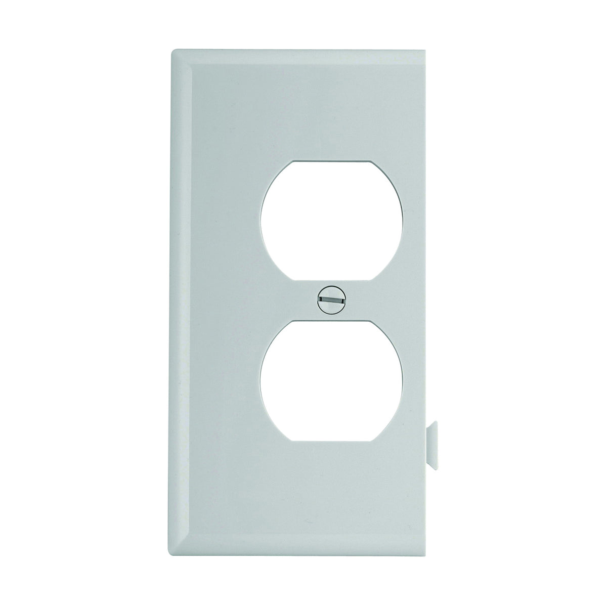 Eaton Wiring Devices STE8W Sectional Wallplate, 4-1/2 in L, 2-3/4 in W, 1 -Gang, Polycarbonate, White, High-Gloss