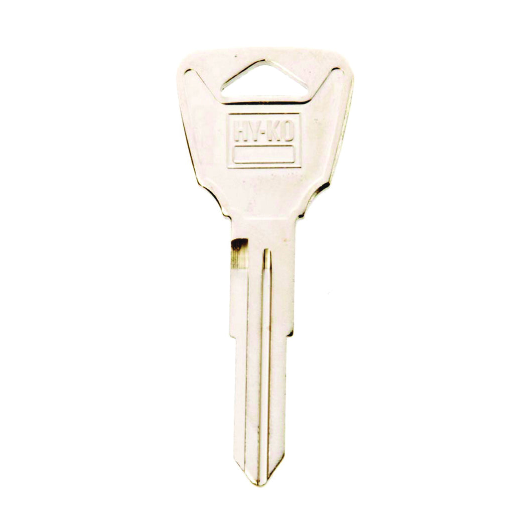 HY-KO 11010HD96 Automotive Key Blank, Brass, Nickel, For: Honda Vehicle Locks