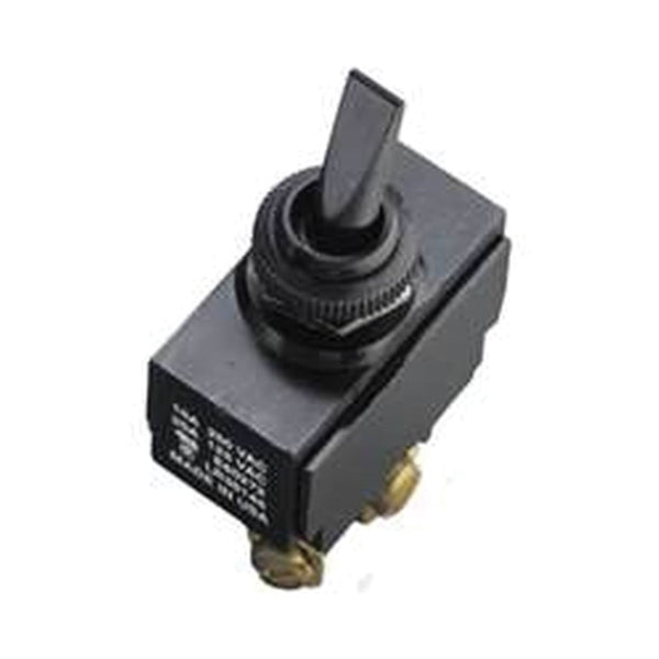 GB GSW-19 Toggle Switch, 125/277 VAC, SPST, Screw Terminal, Plastic Housing Material