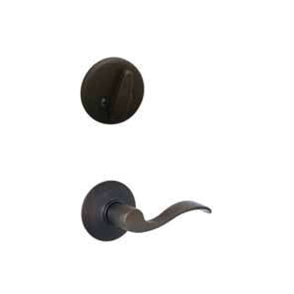 Schlage F59ACC716RH Trim Interior Accent, Metal, Aged Bronze, 1.38 to 1.75 in Thick Door, Right Hand