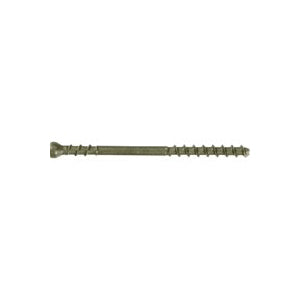 CAMO 0345244S Deck Screw, #7 Thread, 2-3/8 in L, Trim Head, Star Drive, Stainless Steel, Black