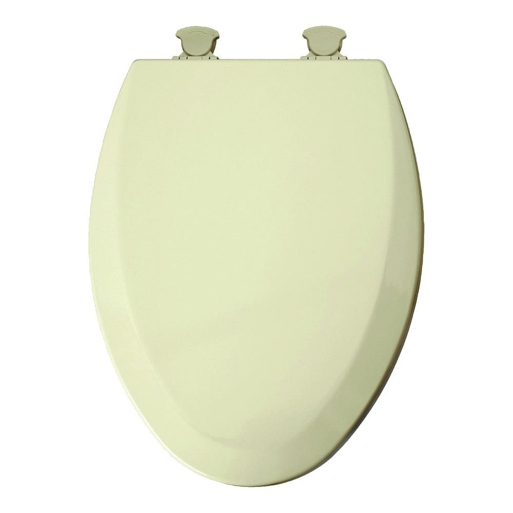 Mayfair 141EC 006/146EC Toilet Seat, Elongated, Molded Wood, Bone, Twist Hinge
