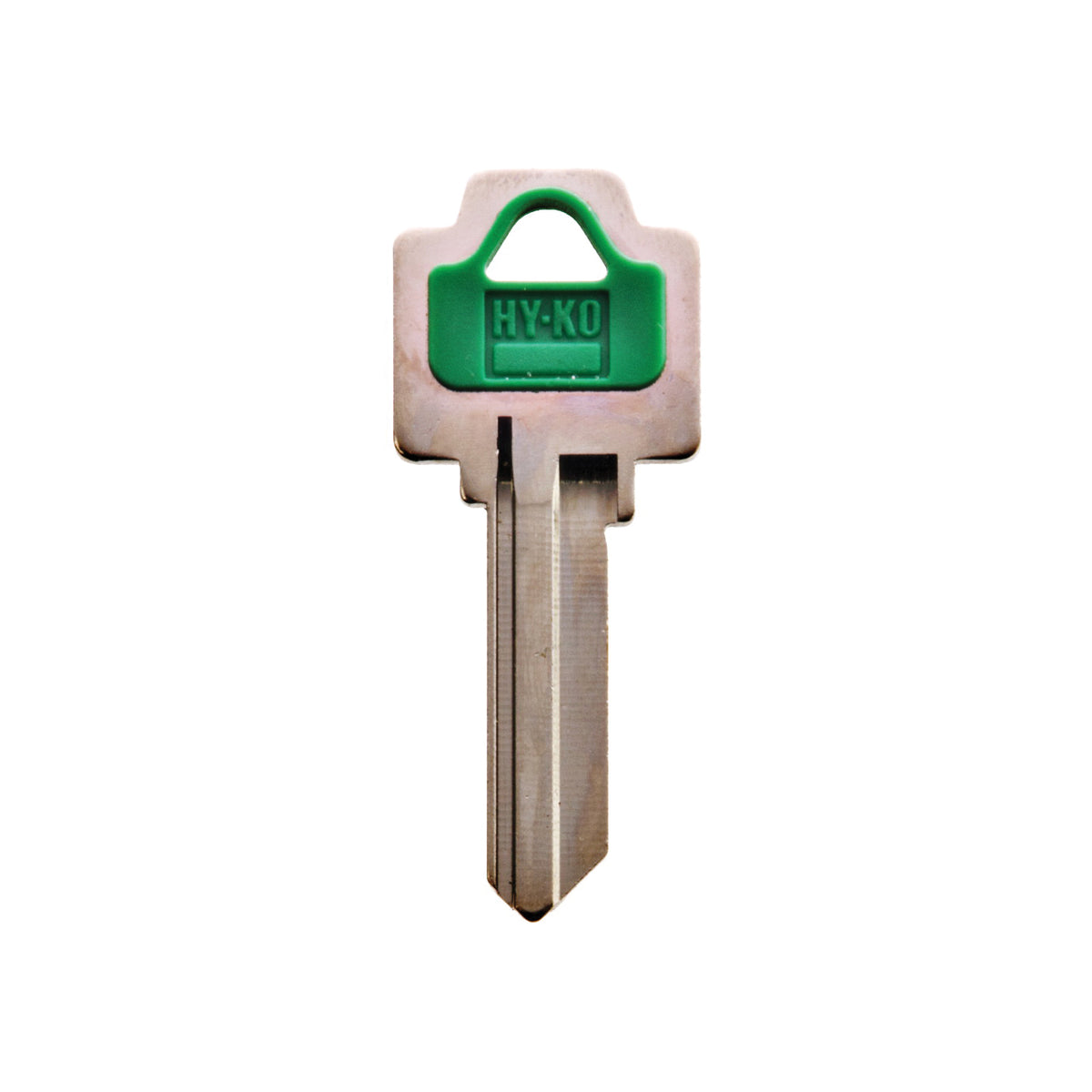 HY-KO 13005WR5 Key Blank, Brass/Plastic, Nickel, For: Weiser Cabinet, House Locks and Padlocks