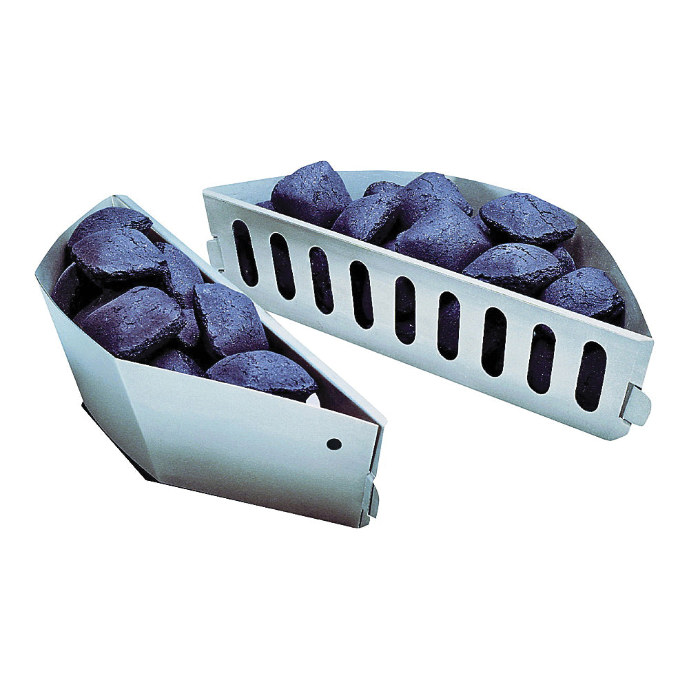 Weber Char-Baskets 7403 Charcoal Briquettes Holder, Aluminized Steel