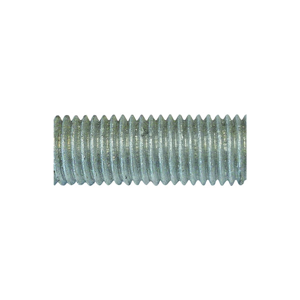 PFC TR-1002 Threaded Rod, 1/2-13 in Thread, 12 ft L, A Grade, Carbon Steel, Galvanized, NC Thread