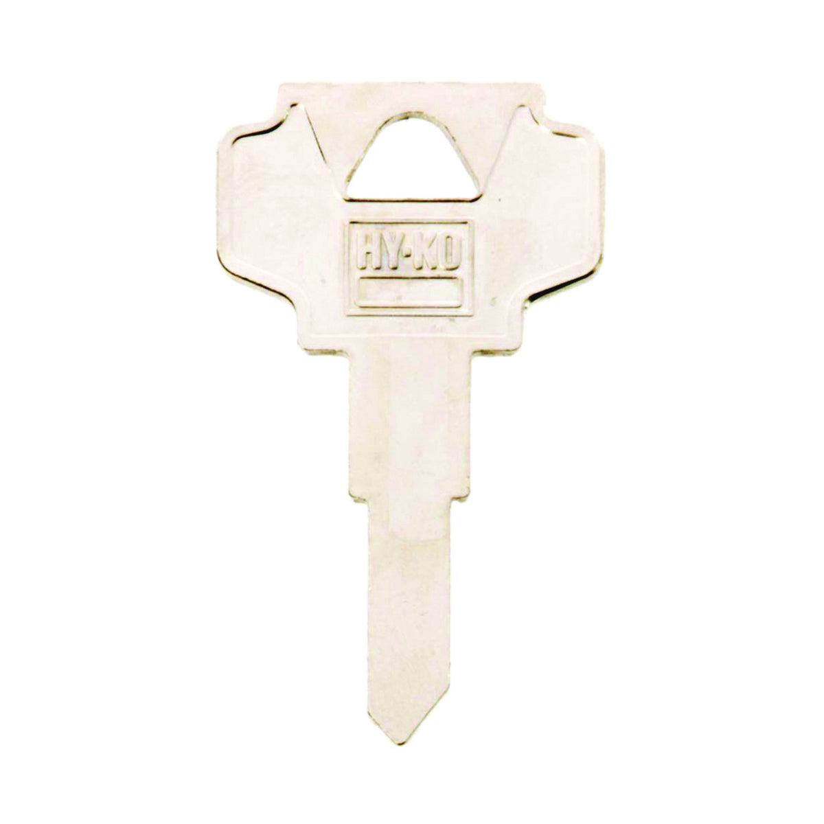 HY-KO 11010BN1 Key Blank, Brass, Nickel, For: Bargman Cabinet, House Locks and Padlocks